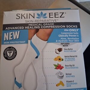 Skineez Advanced Healing Compression Socks (10-20mmHg) Mild/Moderate L/XL Unisex